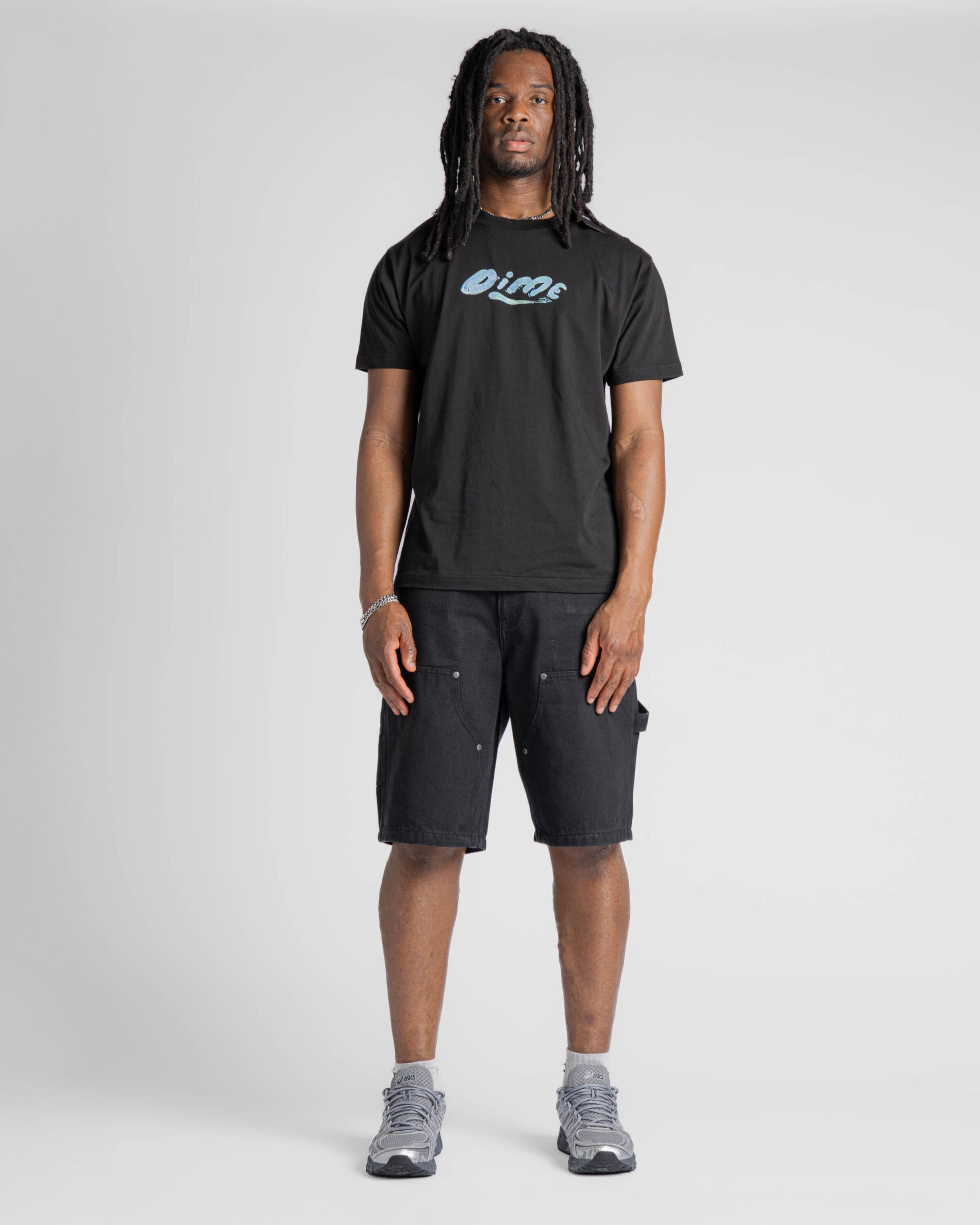 Dime Carpenter Denim Shorts | DIME2SP2515BLK | AFEW STORE